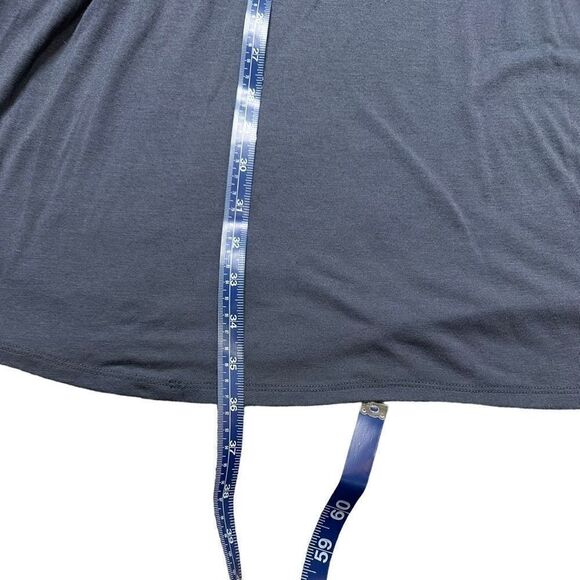 GAP dusty blue elastic waist square neck sleeveless mini dress SIZE SMALL - Picture 7 of 7